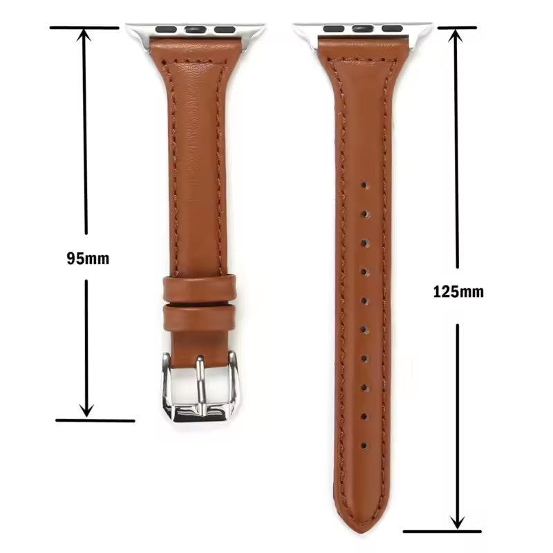 Elegant Leather: Fits 49mm–40mm, Series 9–3, SE, Ultra. By Agency286.