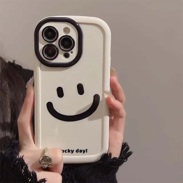 Smiley Vibes Pattern Phone Case for iPhone by Agency286