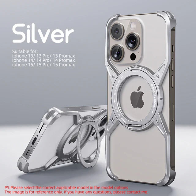 Magnetic Metal Aluminium Alloy Frameless Case for iPhone by Agency286 *